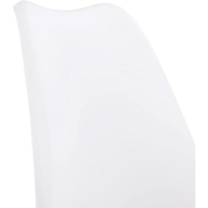Esszimmergruppe Weiß: Esstisch 110cm + 4 Stühle