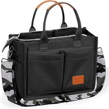 Canvas Tote Bag Damen 15,6-Zoll Laptop Arbeit Uni Shopper