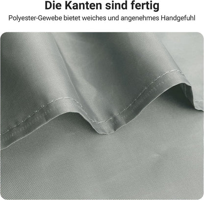 Duschvorhang 150x200cm Grau Wasserabweisend Antischimmel inkl.12 Ringe