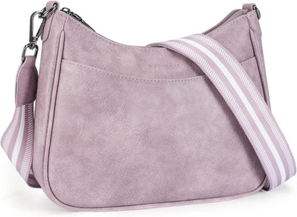 APHISON Crossbody Bag blau Damen veganem Leder Schultertasche