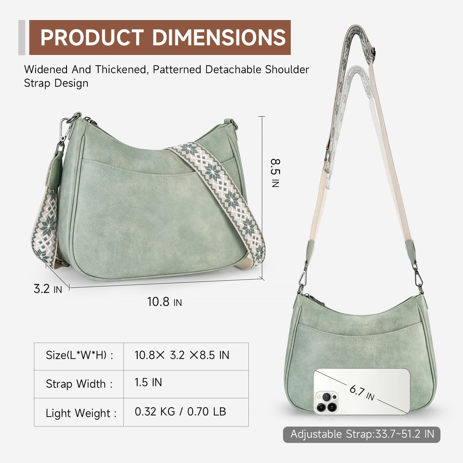 Kleine Crossbody Bag blau Damen vegan Leder Schultertasche mit