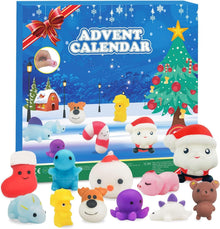 Adventskalender Mochi Squishy Toys Weihnachten Überraschung 24 Tage