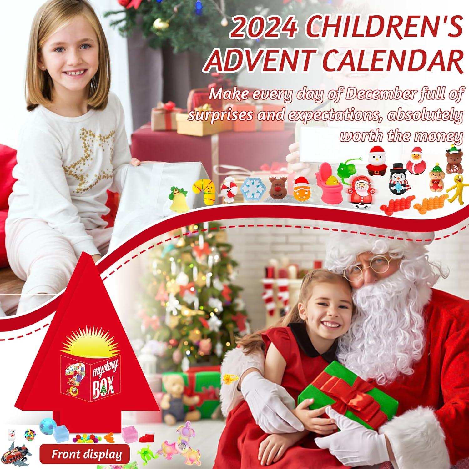 Fidget Adventskalender 2024 Weihnachtsferien Countdown Spielzeug