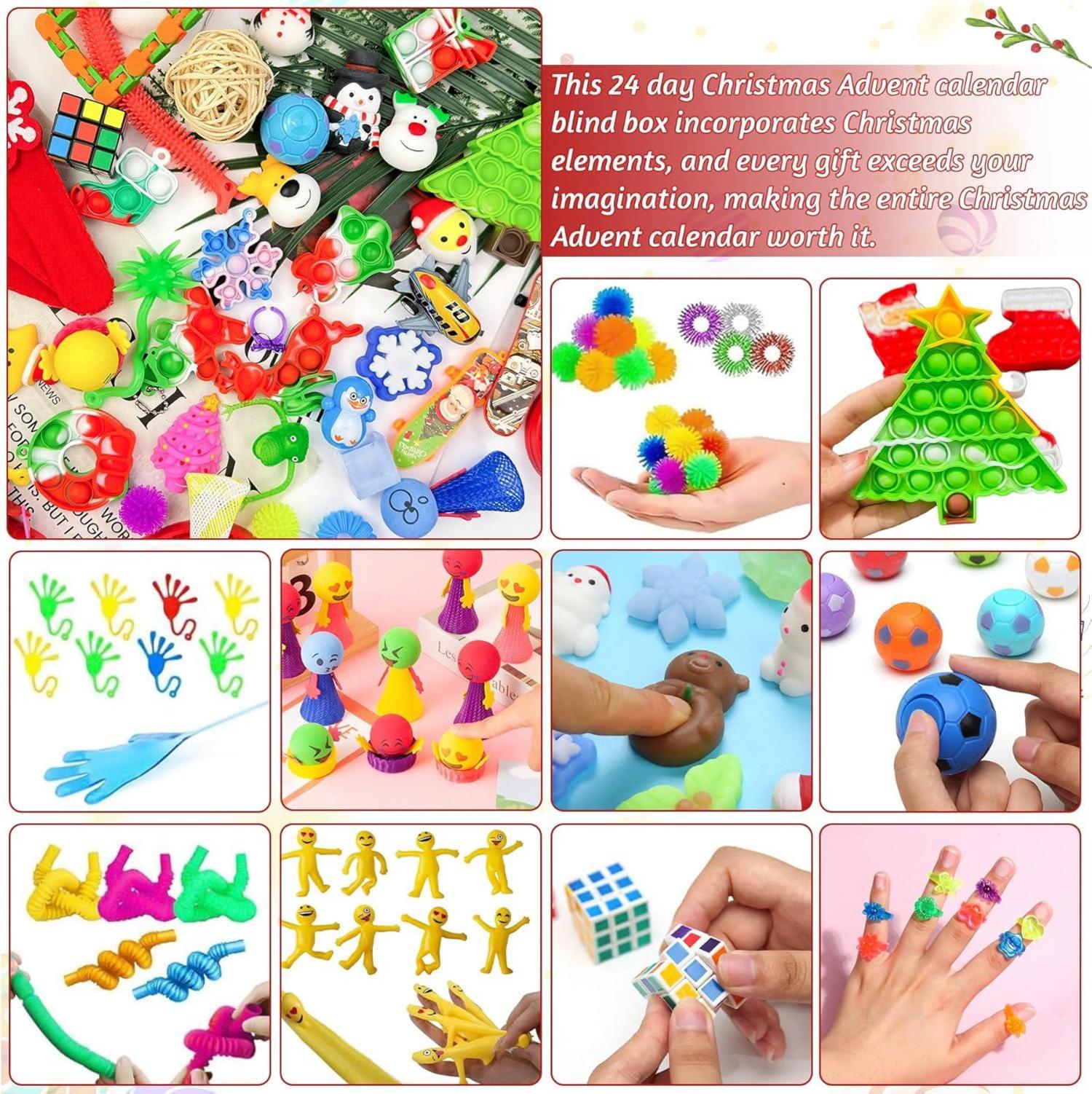 Fidget Adventskalender 2024 für Kinder - Überraschung Spielzeug