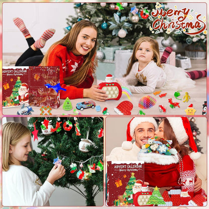 Adventskalender 2024 Fidget Spielzeug Überraschung Geschenke Calendar