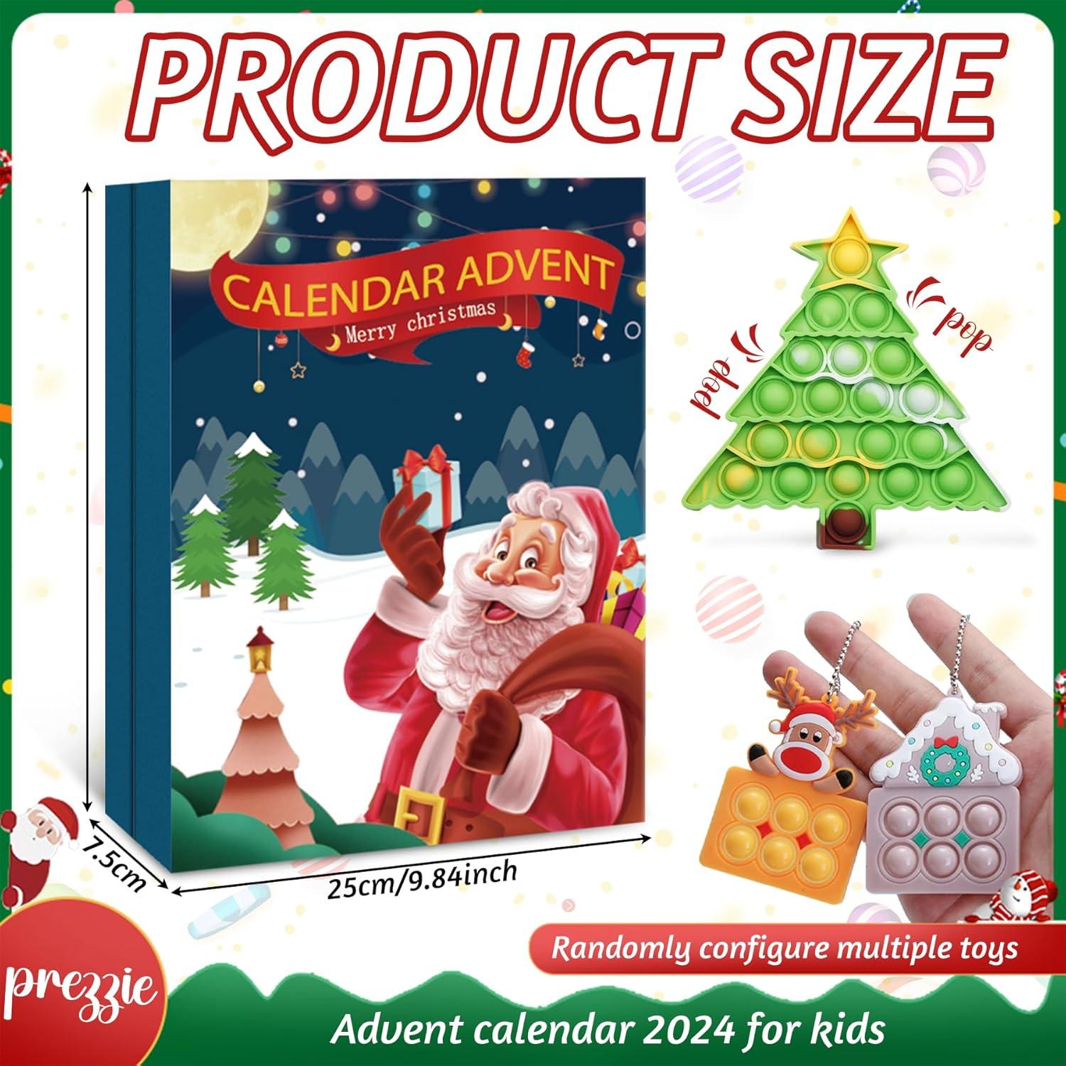 Fidget Adventskalender 2024 24 Tage Weihnachtscountdown für