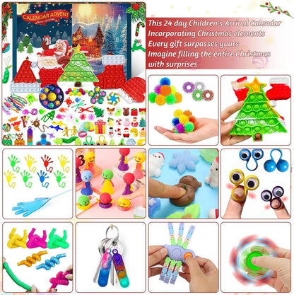 Fidget Adventskalender 2024 Weihnachtsferien Countdown