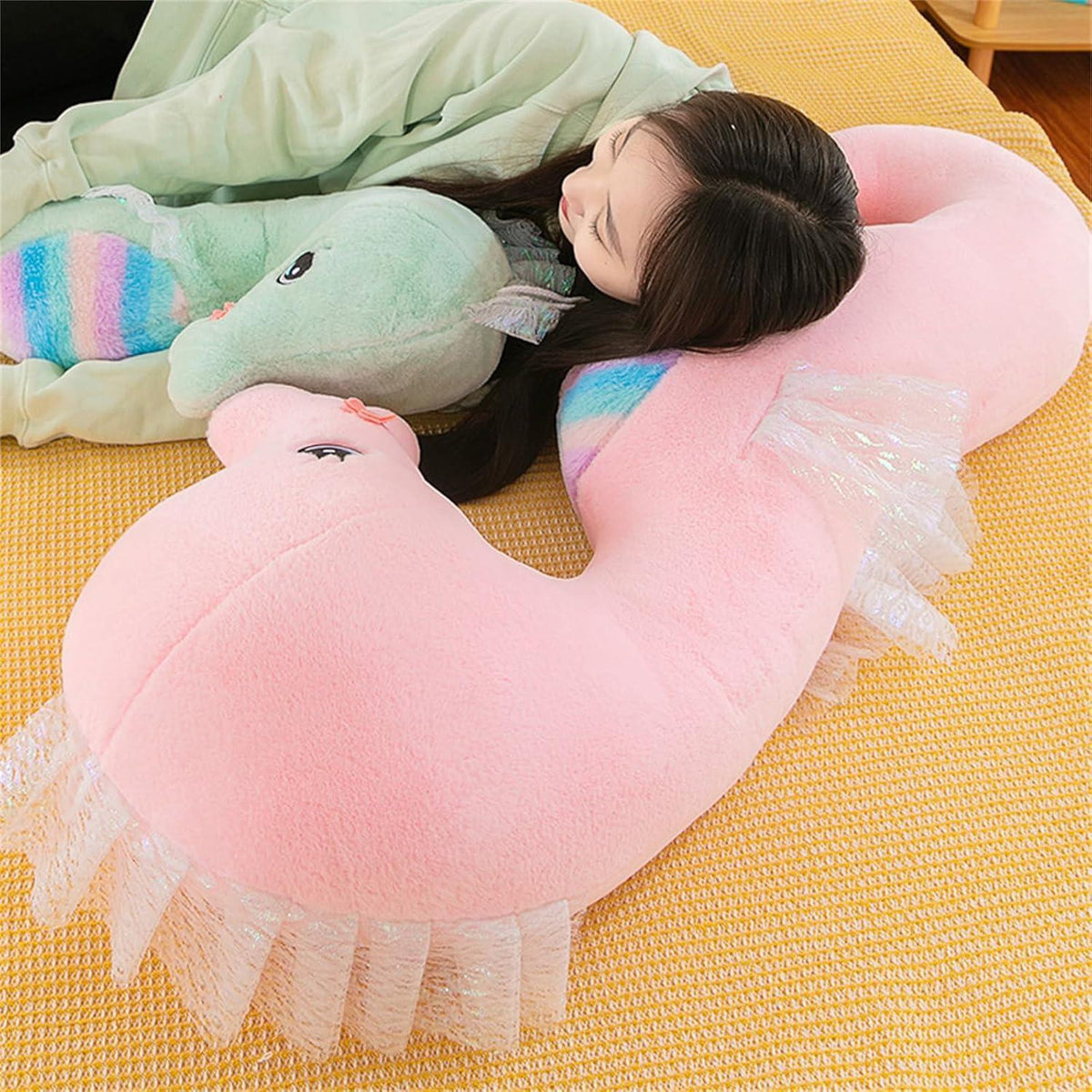 Seepferdchen Kuscheltier 50 cm - Weiches Plüschtier Geschenk für Kinder