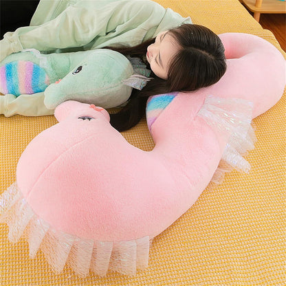 Seepferdchen Kuscheltier 50 cm - Weiches Plüschtier Geschenk für Kinder