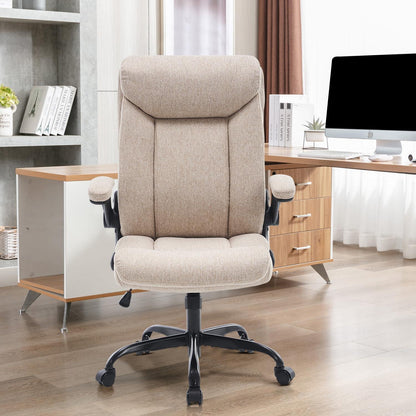 Ergonomischer Bürostuhl mit hochklappbarer