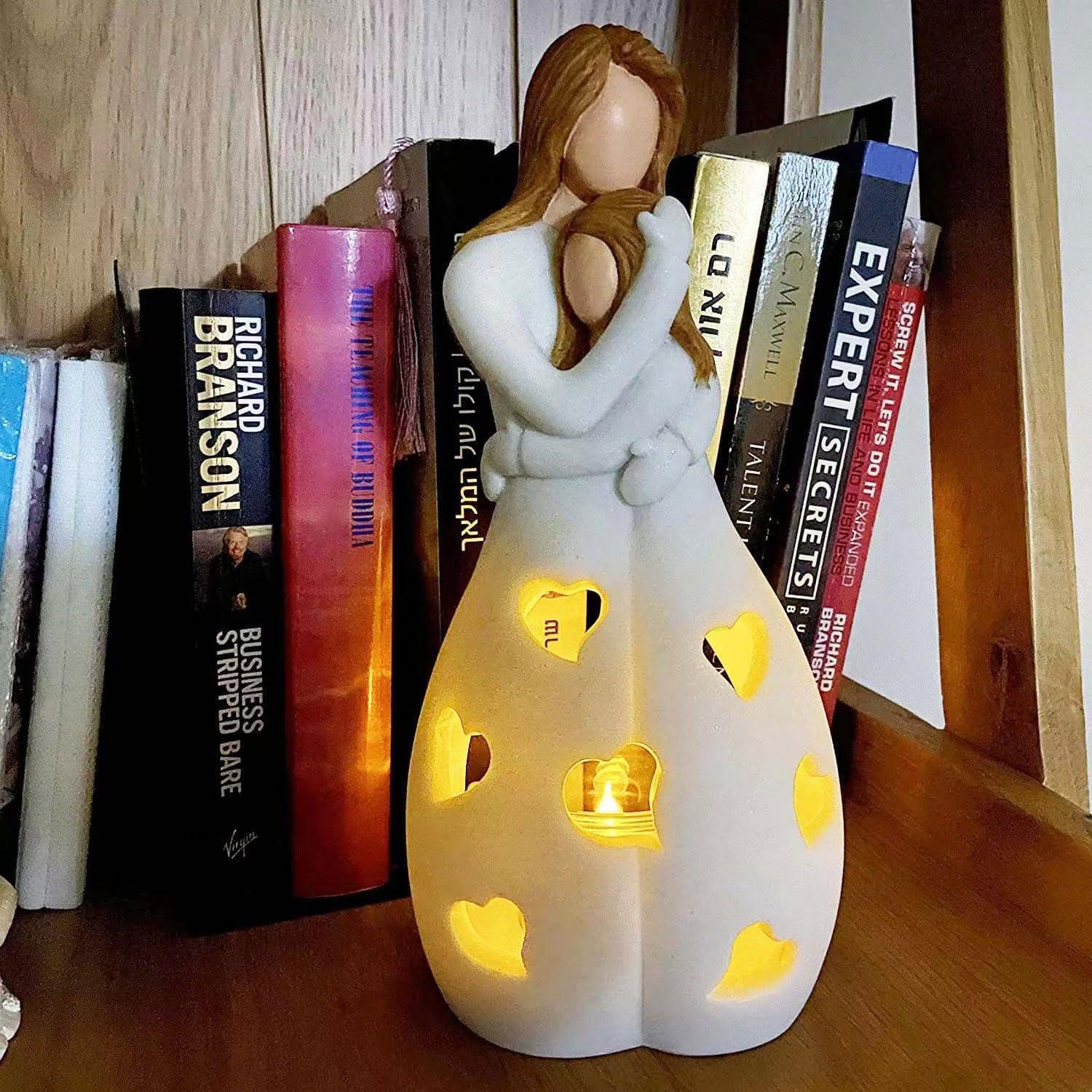 Geschenkidee Mutter LED Kerzenhalter Muttertag Geburtstag Weihnachten