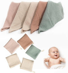 Baby Musselin Squares 23x23 cm Spucktücher 5 Stück