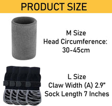 DKDDSSS Hundeschuhe Hundesocken 2 Parr L Schwarz Anti-Rutsch