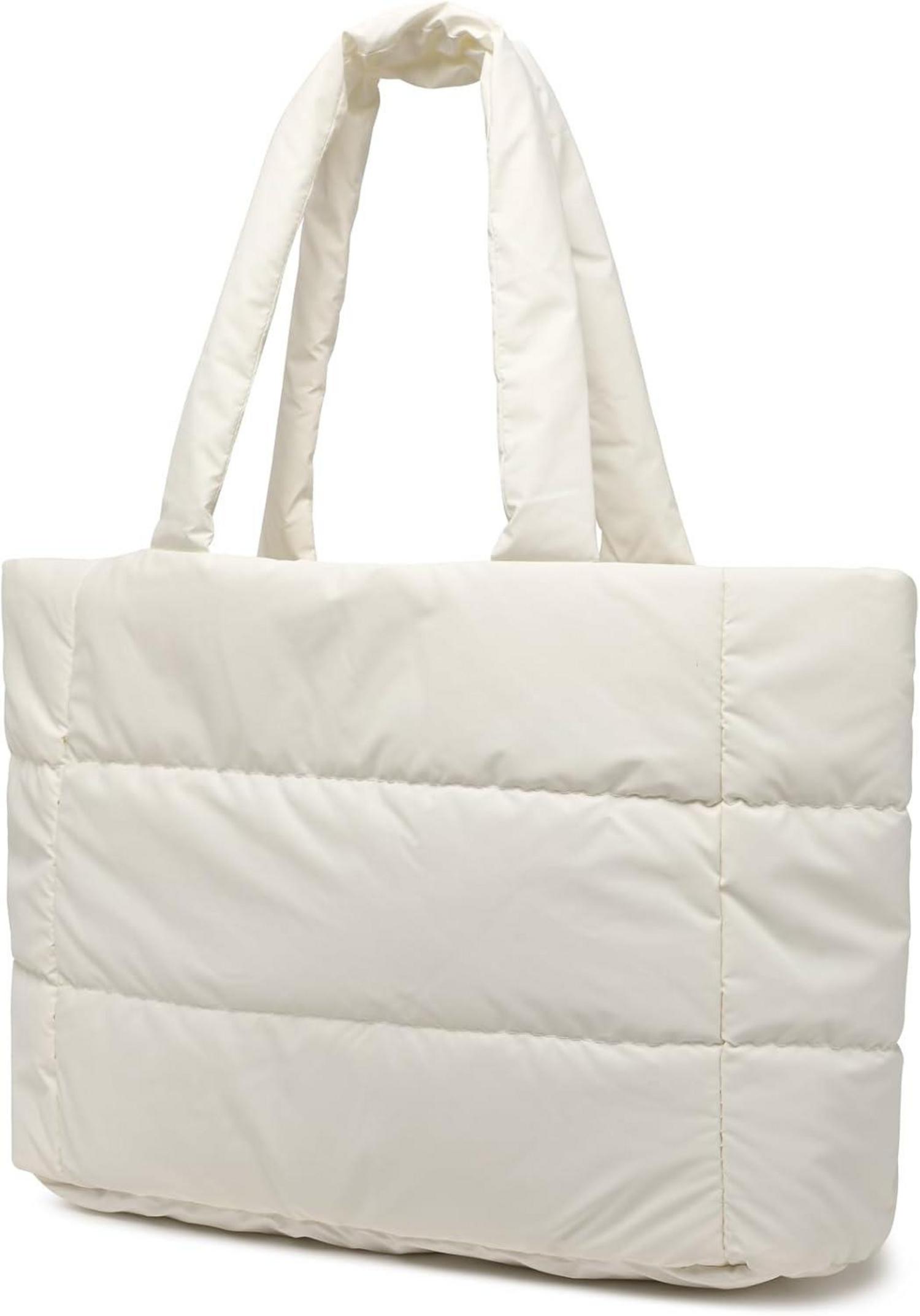 Elegante Damen Puffer Bag Tote Handtasche groß und leicht - Winter