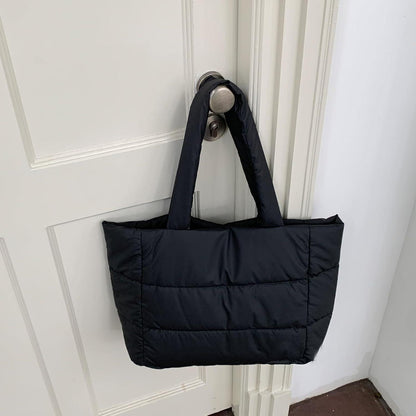 Damen Puffer Bag Handtasche Elegant Tote Shopper Umhängetasche Hobo warme