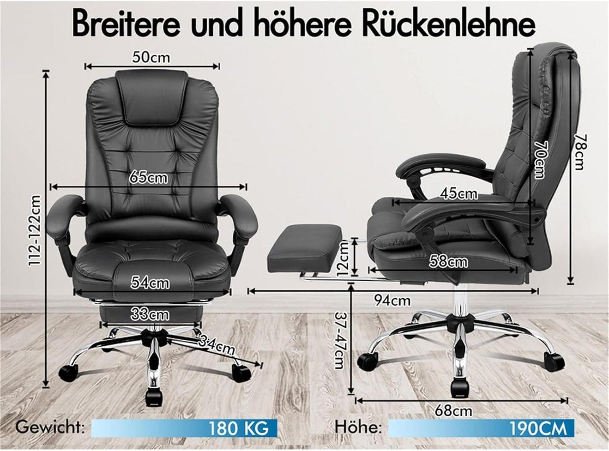 Ergonomischer Bürostuhl mit
