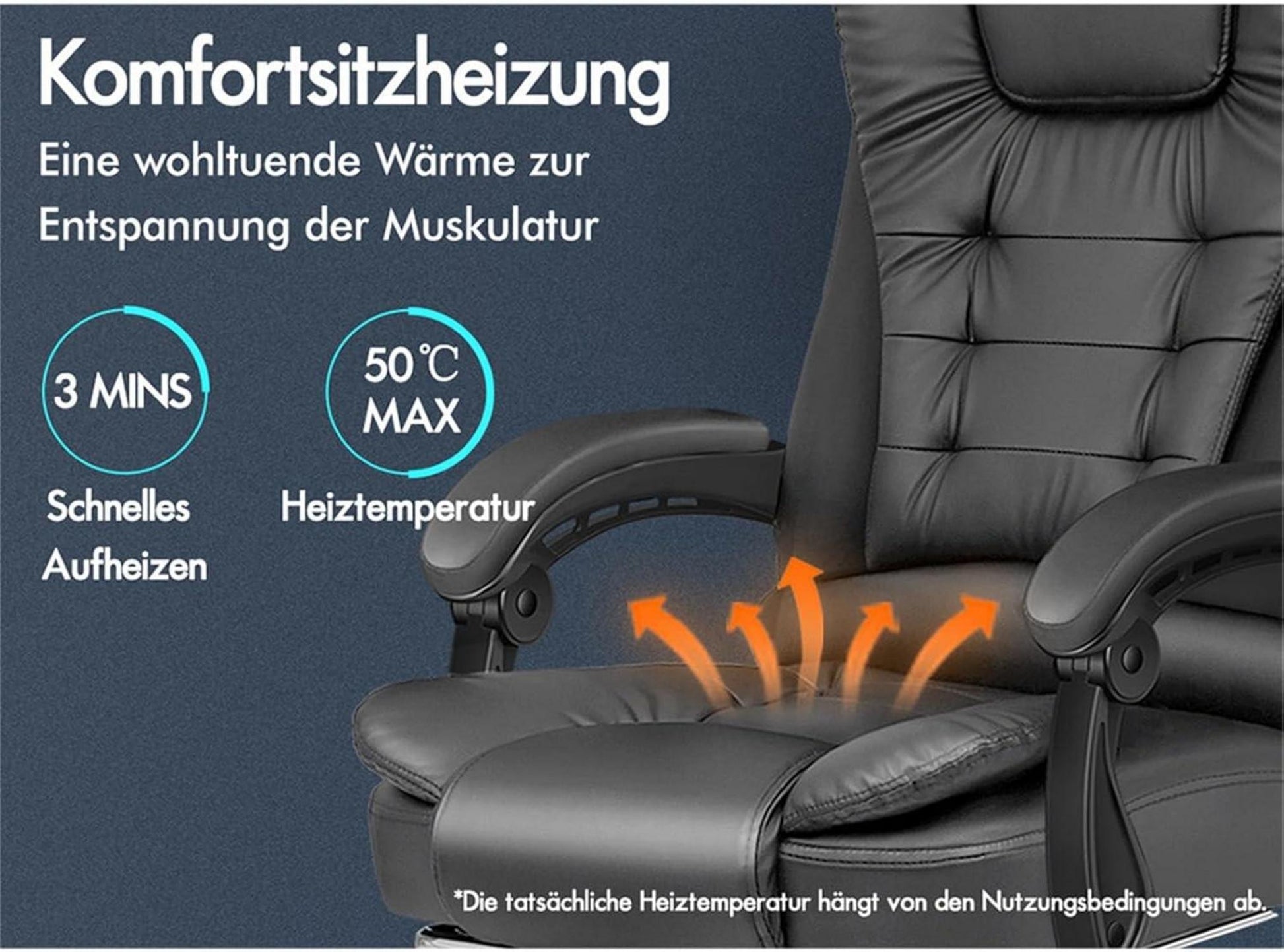 Bürostuhl mit ergonomischer