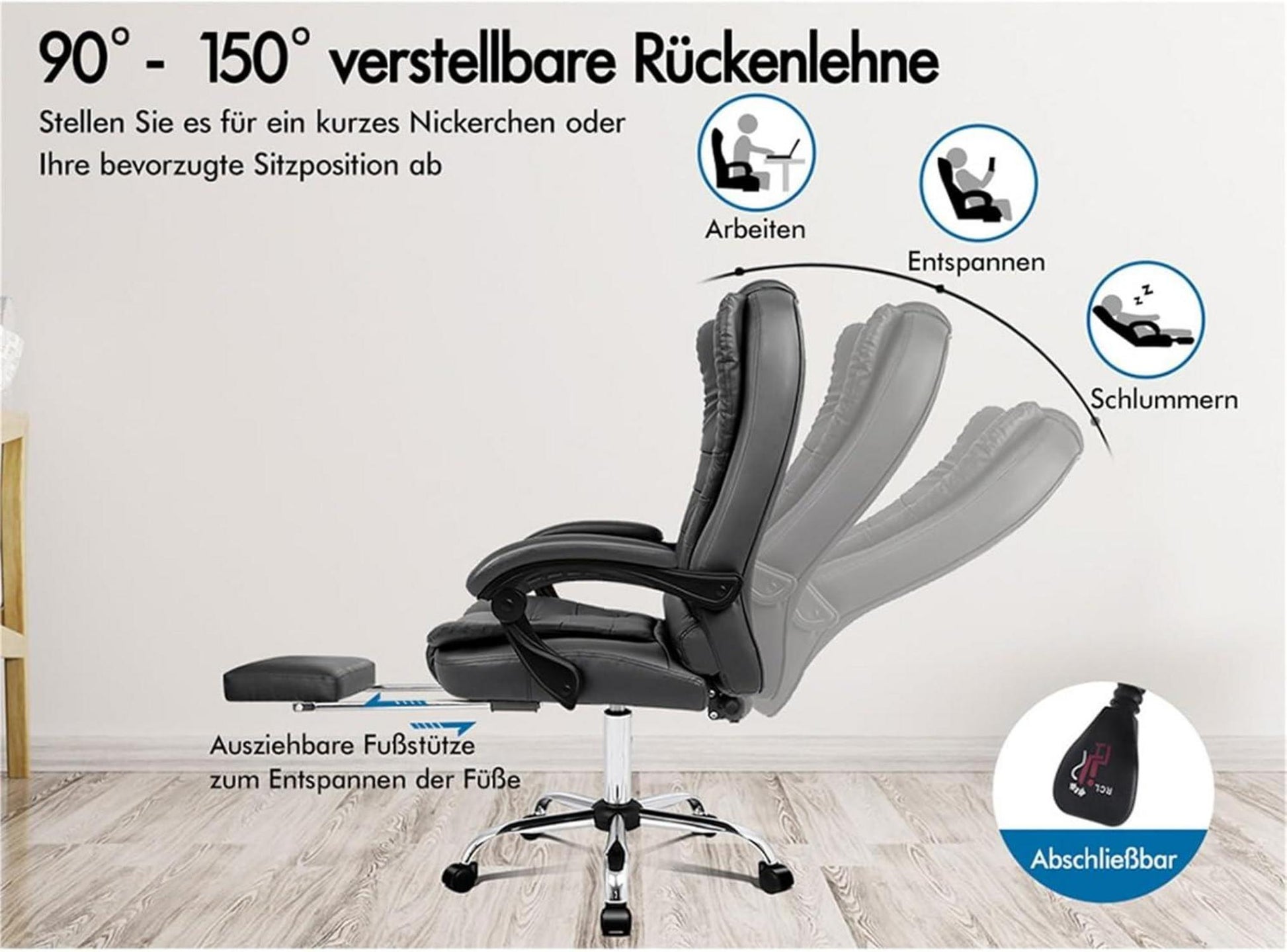 Ergonomischer Bürostuhl mit