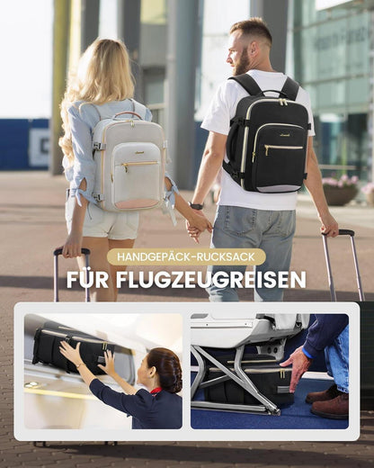 Ryanair Handgepäck Rucksack 40x20x25 Reiserucksack Schwarz