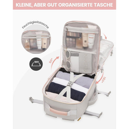 Handgepäck Rucksack 40x20x25, Reiserucksack für 14 Zoll
