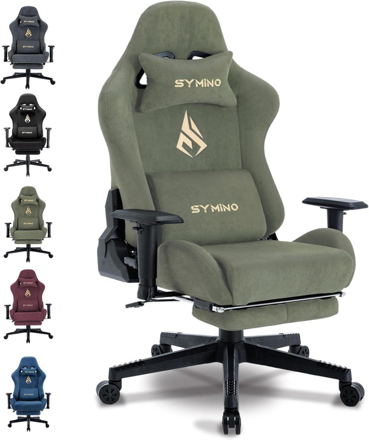 Gaming Stuhl Atmungsaktiver Bürostuhl Hochwertiger Stoff Ergonomisch