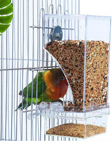 Automatischer Vogelfutterspender für Käfige - Einfach zu