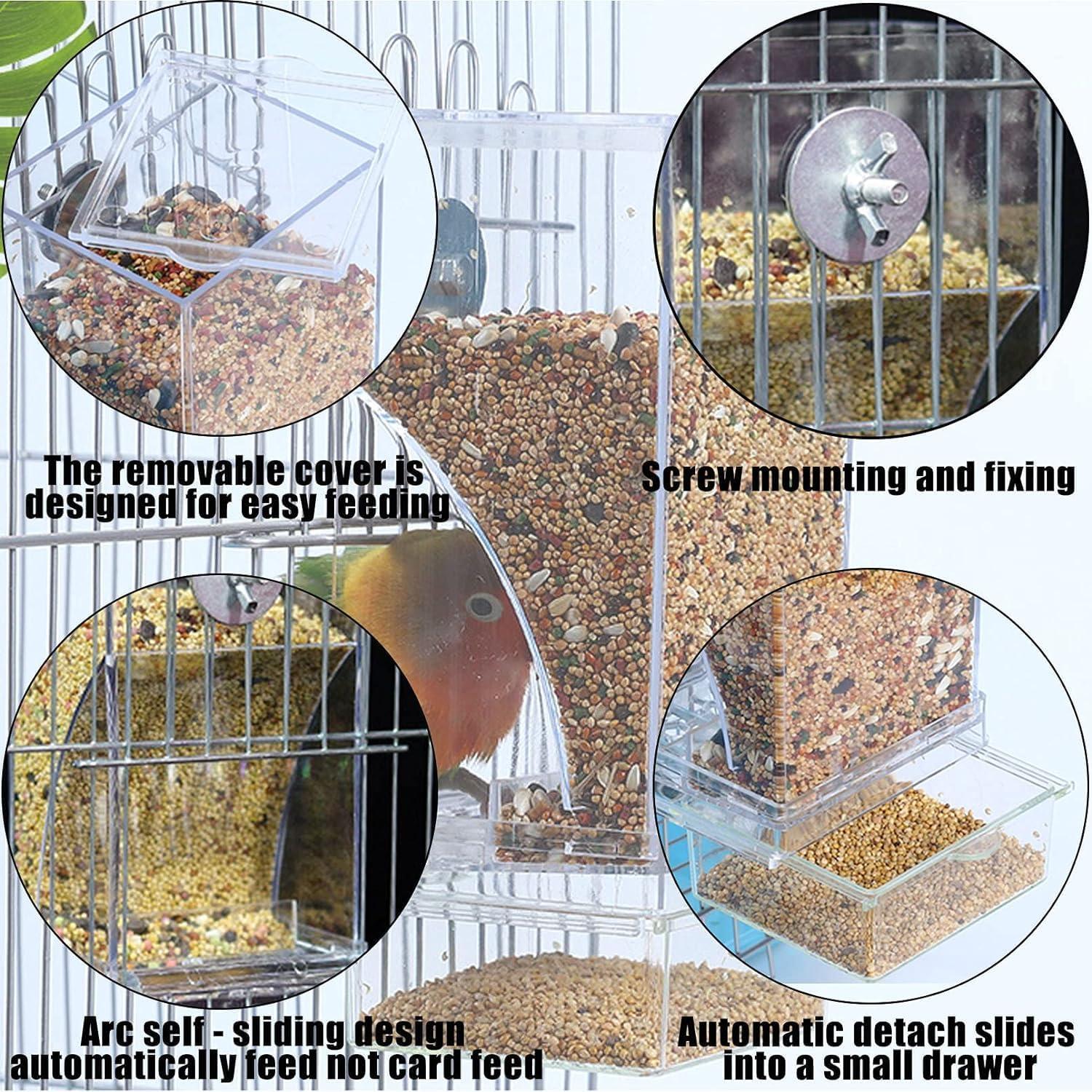 Automatischer Vogelkäfig-Futterspender für