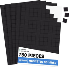 Flache Magnetstreifen Selbstklebend 750 Stück 10x10mm Magnetplättchen