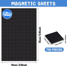750 Stück Selbstklebende Magnetplättchen 10 x 10mm Starke