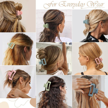 Haarklammer Set Damen Haarspangen Mädchen Hair Claw Clips