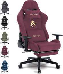 Gaming Stuhl Atmungsaktiver Bürostuhl Ergonomischer PC-Stuhl Schwarz