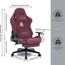 Gaming Stuhl, Atmungsaktiver Bürostuhl mit Massagefunktion