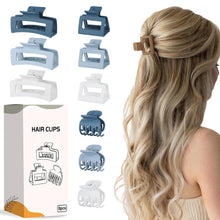Kleine Haarklammer Set 8 Stück rechteckige matte Hair Claw Clips