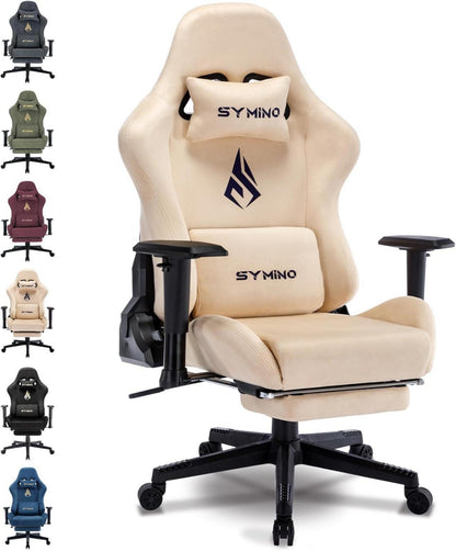 Gaming Stuhl Atmungsaktiver Bürostuhl Pelz-Weich Ergonomisch
