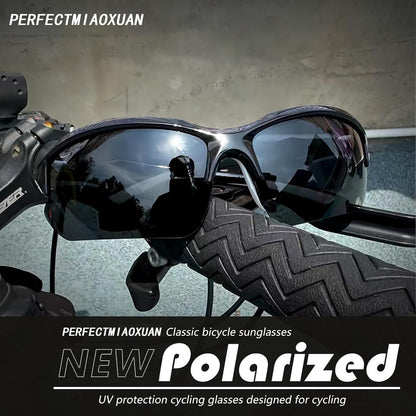 Polarisierte Fahrradbrille UV400 Sportbrille für Outdoor-Sportarten