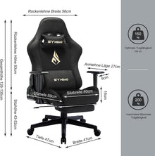 Symino Gaming Stuhl Atmungsaktiver Bürostuhl Ergonomisch