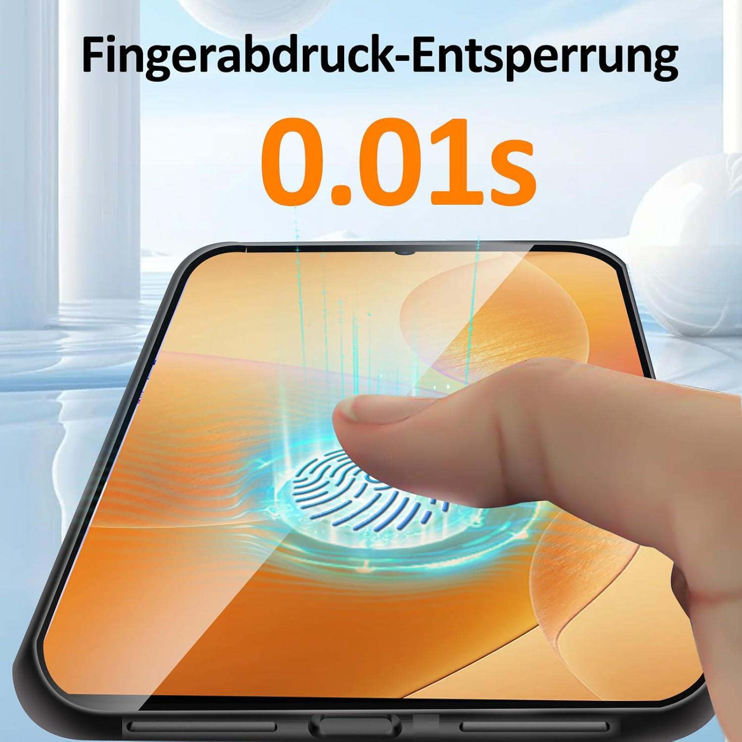 2x Panzerglas Schutzfolie Samsung Galaxy S24 Ultra 5G 9H Härte Blasenfrei