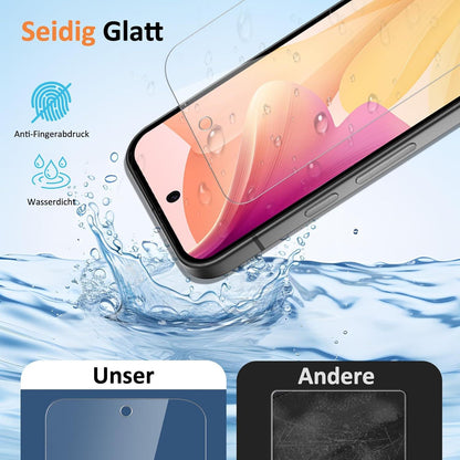 Panzerfolie Google Pixel 9 Schutzglas 2er Set Kratzfest 9H Transparent