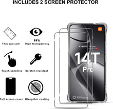 QULLOO Silikon Hülle Xiaomi 14T Pro + Panzerglas Schutzfolie