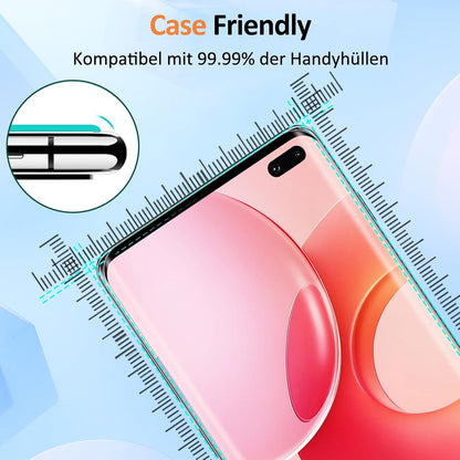 2er Pack Panzerglas Samsung S10 Plus Schutzfolie 9H Härte Displayfolie Full Cover
