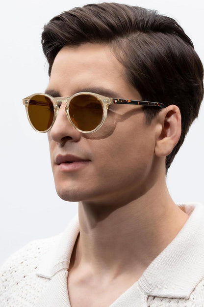 Herren-Sonnenbrille polarisiert Vintage-Stil UV400-Schutz