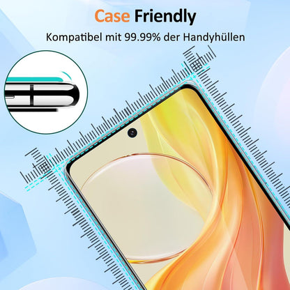 Google Pixel 8 Panzerglasfolie 2 Stück, Kratzfest Anti-Fingerprint Schutzfolie
