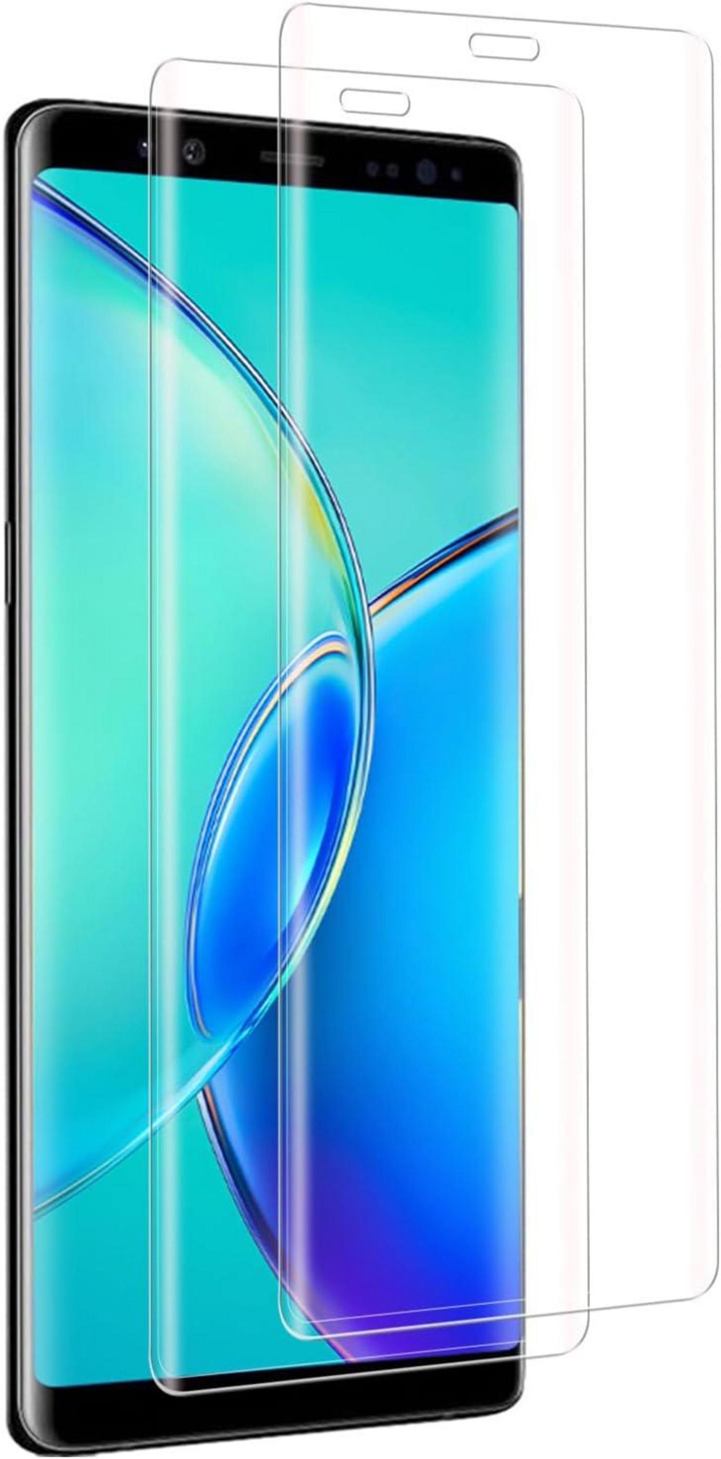 Panzer Schutzglas Samsung Galaxy Note 9 Display 9H Härte Blasenfrei