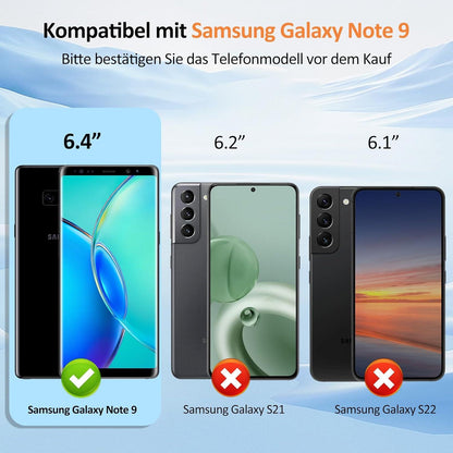 Panzer Schutzglas Samsung Galaxy Note 9, 9H Härte, HD