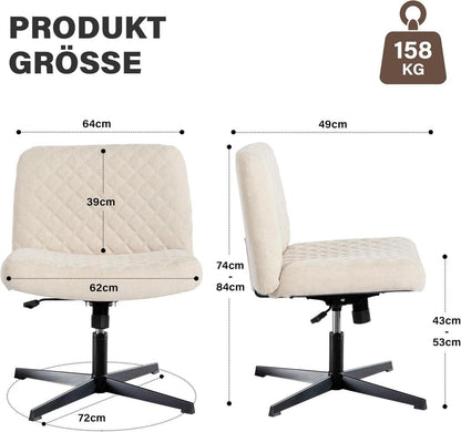 Ergonomischer Schreibtischstuhl ohne