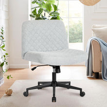Ergonomischer Bürostuhl mit Rollen und breitem Kissen