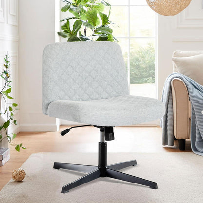 Ergonomischer Bürostuhl ohne Armlehnen, Breites