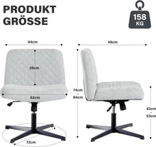 Ergonomischer Bürostuhl ohne