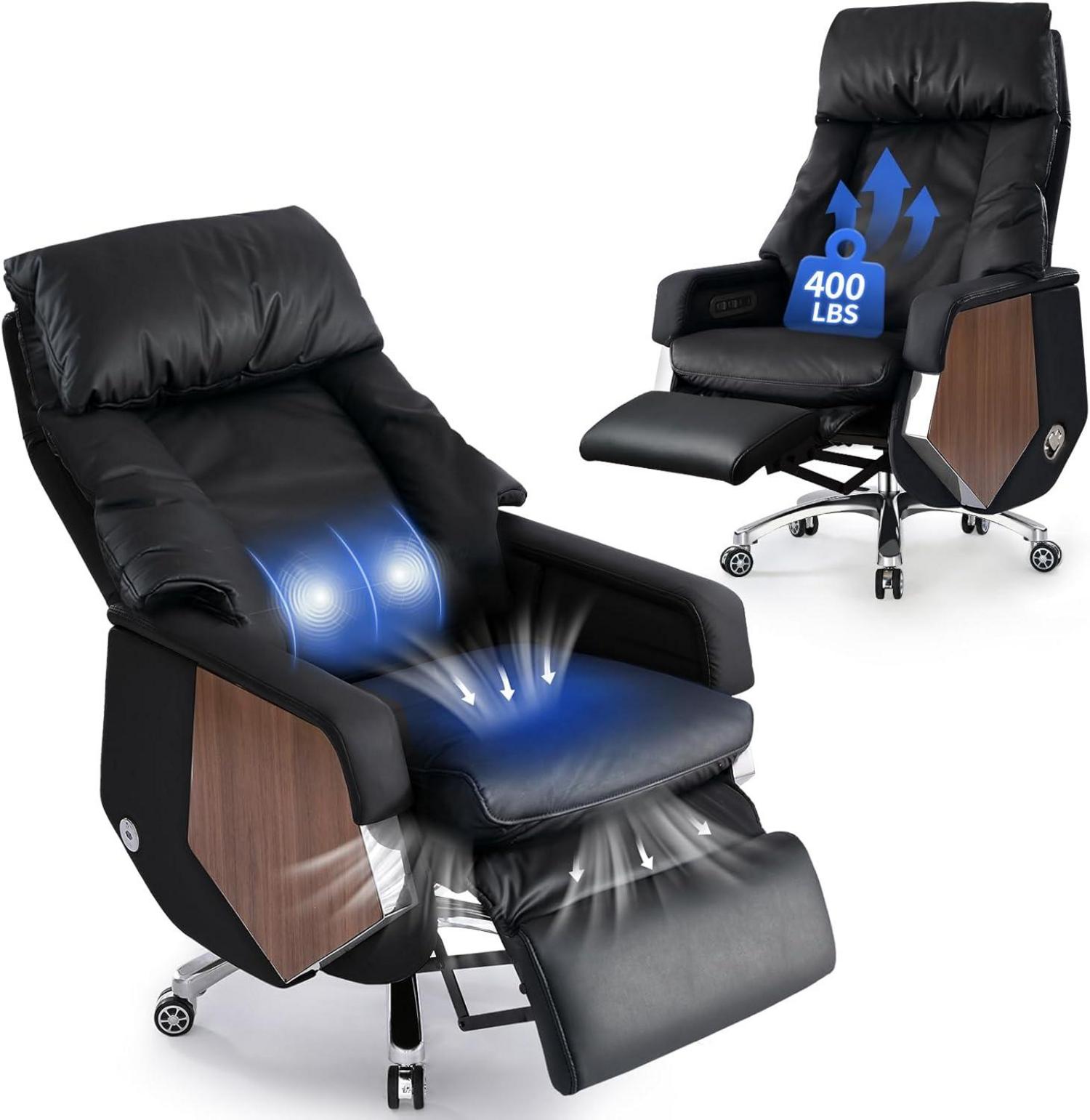 Ergonomischer Bürostuhl mit Liegefunktion und Massagefunktion