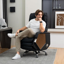 EMIAH Ergonomischer Bürostuhl mit Massagefunktion Schwarz